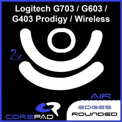 Corepad Skatez AIR Logitech G703 Lightspeed / Logitech G603 Lightspeed / Logitech G403 HERO / Logitech G403 Prodigy / Logitech G403 Prodigy Wireless